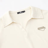 Women T-shirt V-neck Short T-shirt Women's Summer Short-Sleeved Top
