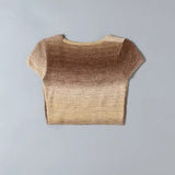 Women T-Shirt Tight T-shirt Women's Short Top