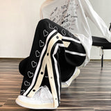 Men Sweatpants Love Breasted Sweatpants Straight Loose Casual Sports Pants