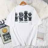 Travis Scott T-Shirt TRAVIS SCOTT CACTUS JACK Loose Crew Neck Short Sleeve
