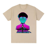 Mob Psycho 100 Vintage T-shirt Shigeo Kageyama Harajuku