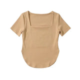 Women T-Shirt T-shirt Female Summer Slimming Short Top