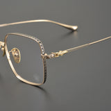 CHH Chrome Hearts Glasses Versatile Ultra Light Pure Titanium Myopia Glasses Frame
