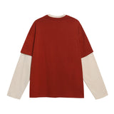 Unisex long-sleeved shirt men's autum campus style