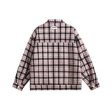 Unisex Jacket Autumn New Plaid Contrast Color Casual Jacket