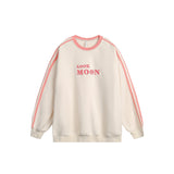 Unisex Hoodie Retro University Style Student Crew Neck Sweater for Men and Women