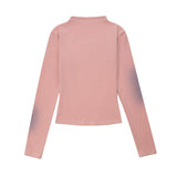 Women Long Sleeve T-Shirt Printed Long Sleeve T-shirt for Women Autumn Leisure Distressed