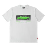 Men T Shirt Vintage Cartoon Printed Short Sleeve T-shirt Men & Women Trendy