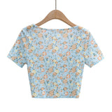 Women T-shirt Summer Short-Sleeved Top Short T-shirt