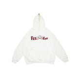 Unisex Hoodie Loose Letter Print Pullover Hooded Sweater