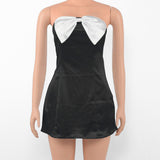 Women Dresses Summer Bowknot Short Dress