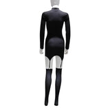 Women's Desses Long Sleeve Short Dress Fashionable Temperament Body Stocking Skirt for Women