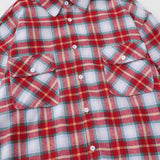 Men Long Sleeved T Shirt Spring and Autumn Plaid Shirt Coat Men's Loose Casual Long Sleeves Shirt
