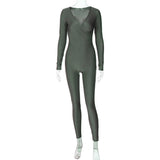 Women Jumpsuit Women's Clothing Fall/Winter Slim Sports Long Sleeve Jumpsuit
