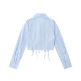 Women Long Sleeve Shirt Women's Slim Fit Design Sense Casual Short