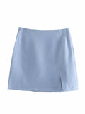 Women Skirt Women's Short Spring and Autumn Suit Jacket High Waist