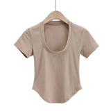 Women T-Shirt Summer Short-Sleeved Shirt Short T-shirt