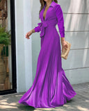Jungle Print Maxi Dress Spring Loose Wide Leg Jumpsuit