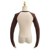 Women T-Shirt Stitching Bottoming Shirt Autumn Women Top T-shirt