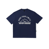 Men T Shirt Simple Letter Print Short-Sleeve T-shirt Men