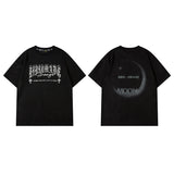 Men T Shirt Fashion Brand Printing Casual Short Sleeve T-shirt Men and Women College Style Vintage