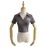 Women T-Shirt Short T-shirt Short Sleeve Spring and Summer Letters