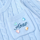 Women Sweater Short Knitwear for Girls Autumn Leisure Pullover Sweater