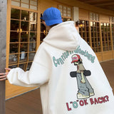 Men Hoodie Hooded Sweater Men Spring and Autumn Coat Fashion Brand Loose BF Idle Style