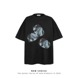 American vintage street T-shirt retro men's loose casual top