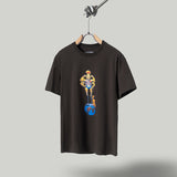 Travis Scott T-Shirt Travis Scott Short Sleeve Circus Letter Print Casual Loose Short Sleeve