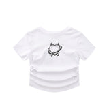 Women T-shirt Short T-shirt for Women Summer