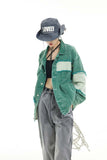 Unisex Jacket Autumn Irregular Stitching Denim Clothing Women's Clothing