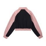 Women Hoodie Patchwork Sweater Women's Autumn Leisure Long-Sleeve Zipper