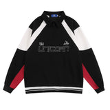 Men Hoodie Lapel Sweater Men's Spring and Autumn Racing Suit