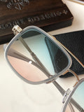Chrome Hearts Sunglasses Fashion Titanium Large Frame Square Pull Wind Sunglasses
