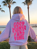 Korean version ins sweater women's loose hooded top shirt jacket