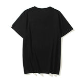 Bathing Ape T Shirt Cartoon Round Neck Summer Loose Printed Plus Size Short-Sleeved Casual T-shirt