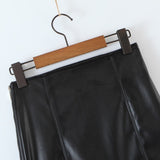 Women's Skirt Pu Women's Autumn Ins High Waist Sheath Skirt