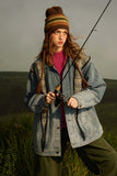 Unisex Jacket Autumn Ethnic Style Stitching Denim Women's Wear