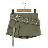 Women Skirt Retro Workwear Short Skirt Women's Skirt Autumn