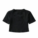 Women T-Shirt round Neck Short Sleeve T-shirt for Women Slim Fit