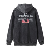 Men Hoodie Peace Dove Printed Hoodie Men's Autumn and Winter Casual Loose Casual