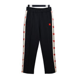 Palm Angle Pants Palm Angels Letter Embroidery XINGX Side Stripe Casual Trousers for Men and Women