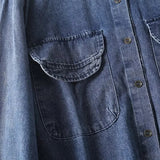 Women T-Shirt 2 Vintage Distressed Oversize Casual Denim Jacket Coat for Women