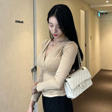 Women Long Sleeve Shirt Tight Top Women's Long Sleeve Shirt