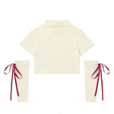 Women Long Sleeve T-Shirt Short T-shirt Girls Summer