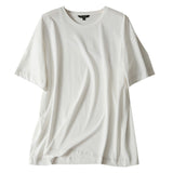 Women T-Shirt Summer Loose round Neck Casual Short Sleeve T-shirt
