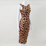 Women Desses Dress Sleeveless Vest Midi Dress