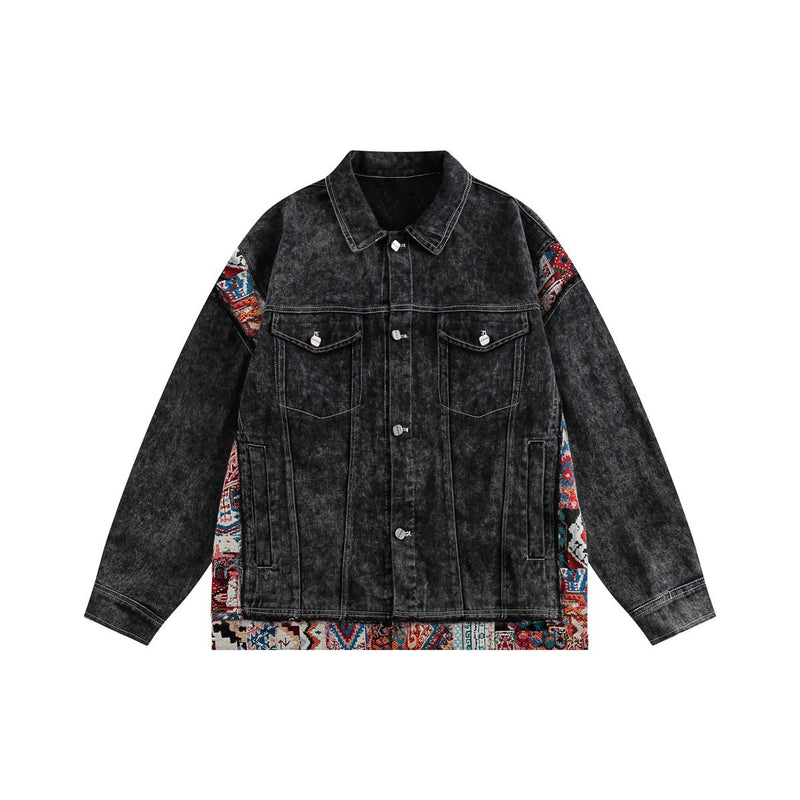 Unisex Jacket Autumn Stitching False Two-Piece Jackets Women's Clothing
