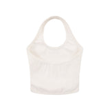 Women Vest Cotton Knitted Halterneck Vest Women's Summer Camisole